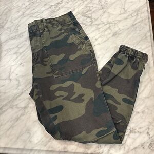 AFRM camo denim jogger
